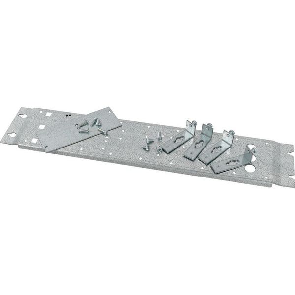 Mounting plate, +mounting kit, for NZM1, horizontal, 3p, HxW=100x425mm image 6