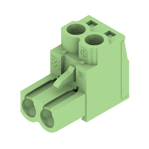 PCB plug-in connector (wire connection), 5.00 mm, Number of poles: 2,  image 2