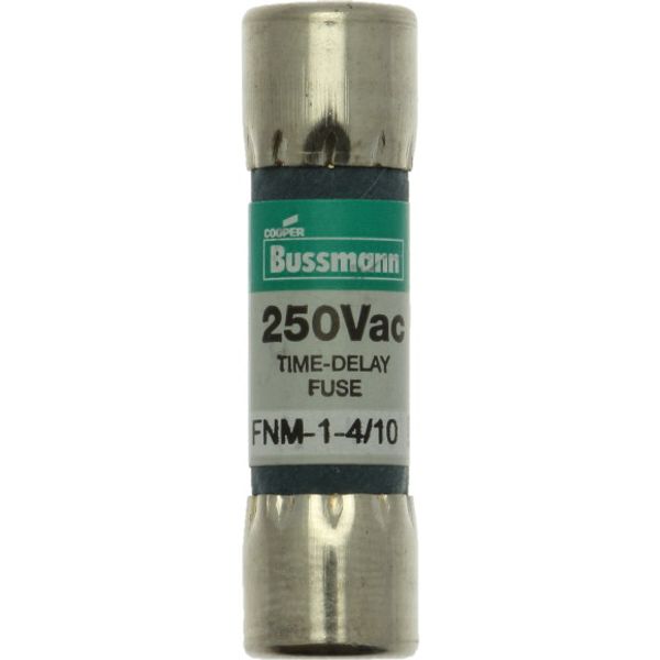 Fuse-link, low voltage, 1.4 A, AC 250 V, 10 x 38 mm, supplemental, UL, CSA, time-delay image 2