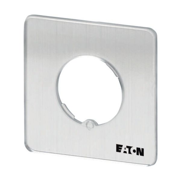 Front plate, For use with TM…/EZ, 29 x 29 (for frame 30 x 30) mm, Blank, can be engraved image 4