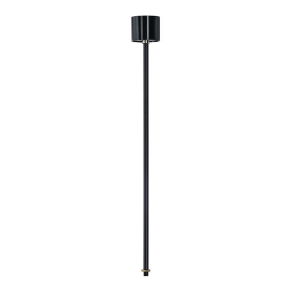 EUTRAC pendant rod fixed for 3-phase track, 60cm, black image 1