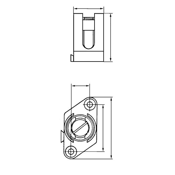 Safety terminals section 1x4mm² . Supply : 20 image 1