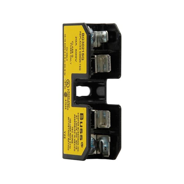 Eaton Bussmann series BG open fuse block, 600V, 1-20A, Screw/Quick Connect, Single-pole image 9