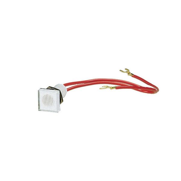 Indicator light, red, 230V neon lamp image 3