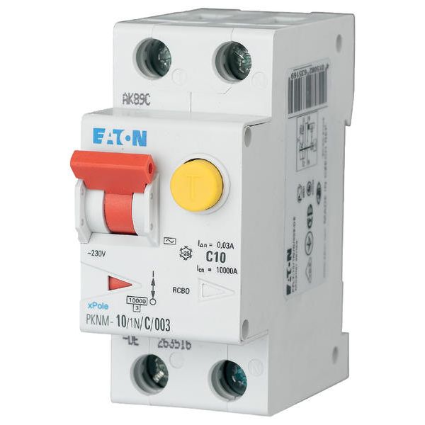 RCD/MCB combination, 10 A, 30 mA, MCB trip characteristic: B, 1p+N, RCD trip characteristic: A image 31