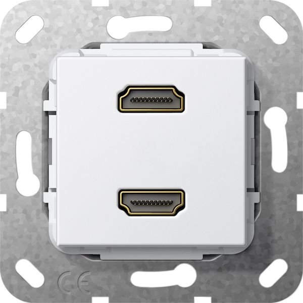 HDMI 2-g G-Ch Insert p.white image 1