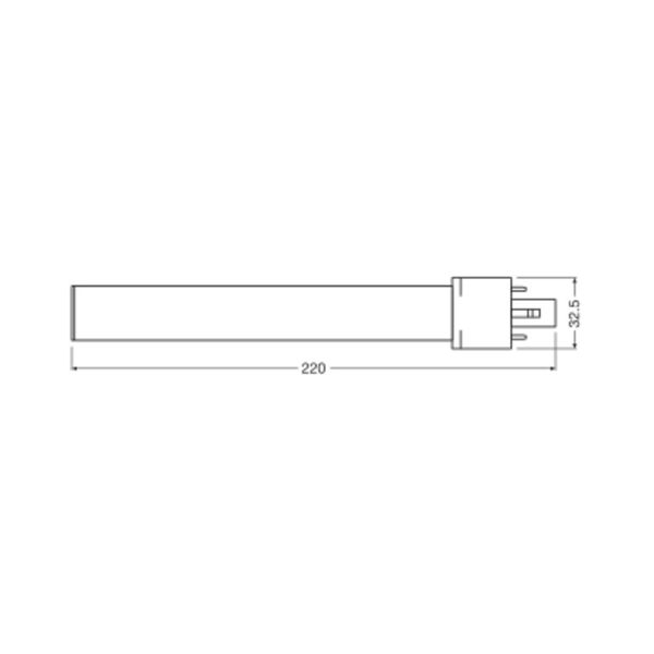 OSRAM DULUX LED S EM & AC MAINS 6W 840 G23 image 16