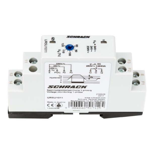 Voltage monitoring relay, 1 phase, 1CO image 9