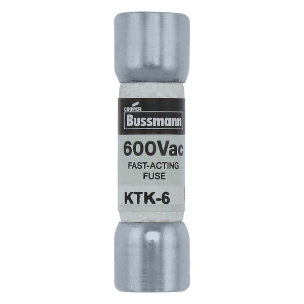 Fuse-link, low voltage, 6 A, AC 600 V, 10 x 38 mm, supplemental, UL, CSA, fast-acting image 17