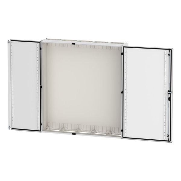 Wall-mounted enclosure EMC2 empty, IP55, protection class II, HxWxD=1400x1300x270mm, white (RAL 9016) image 8