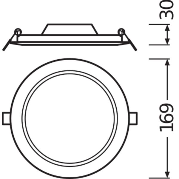 DOWNLIGHT SLIM ROUND 155 12 W 6500 K WT image 14