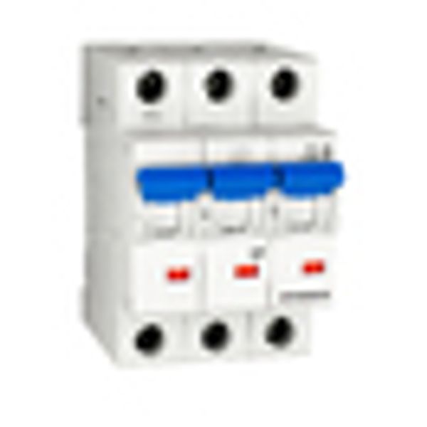 Miniature Circuit Breaker (MCB) C, 4A, 3-pole, 40ø C, 10kA image 2