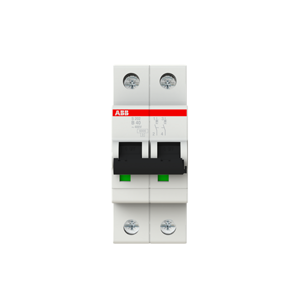 S202-B40 Miniature Circuit Breaker - 2P - B - 40 A image 1