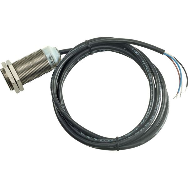 Proximity Sensor, M30, analog, Sn=1-12mm, 15-30VDC, 0-20mA, 0-10V, line 2m image 2