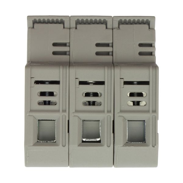 Fuse-holder, LV, 30 A, AC 600 V, 10 x 38 mm, CC, 3P, UL, DIN rail mount image 28