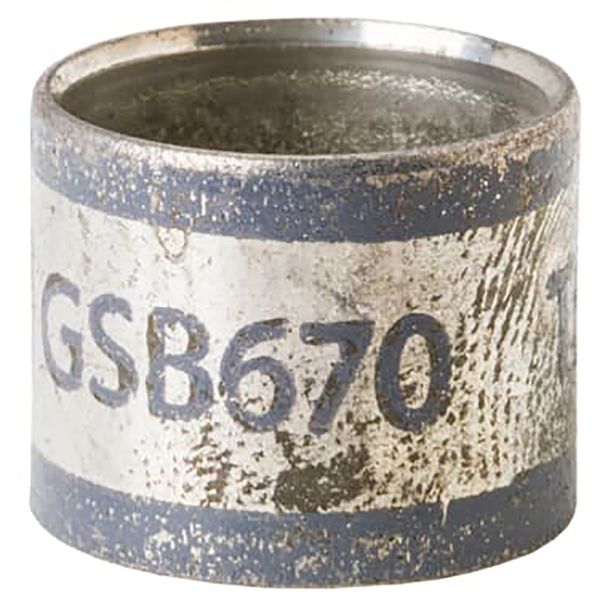 GSB670 TWO-PIECE INNER SLV CONN SILVER RND image 1
