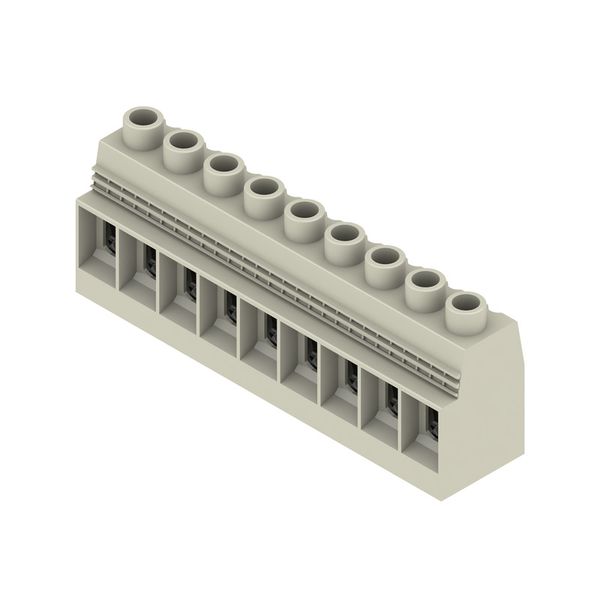 PCB terminal, 15.00 mm, Number of poles: 9, Conductor outlet direction image 2