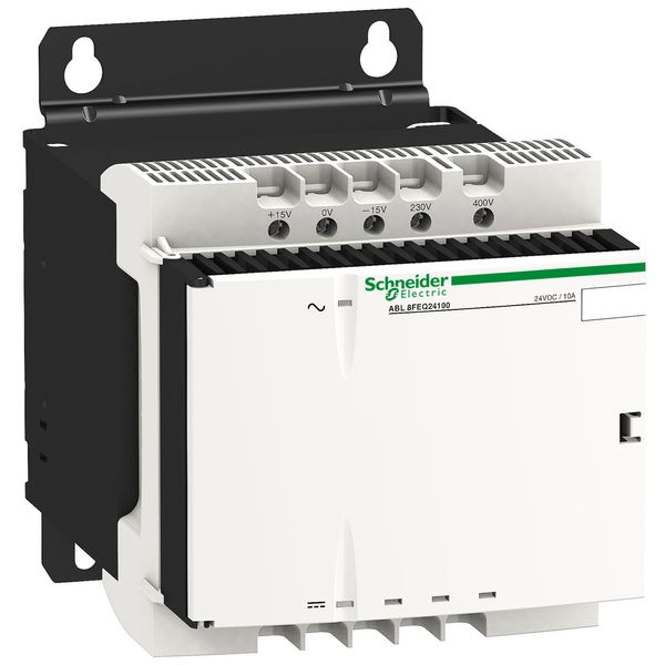 rectified and filtered power supply - 1 or 2-phase - 400 V AC - 24 V - 6 A image 1
