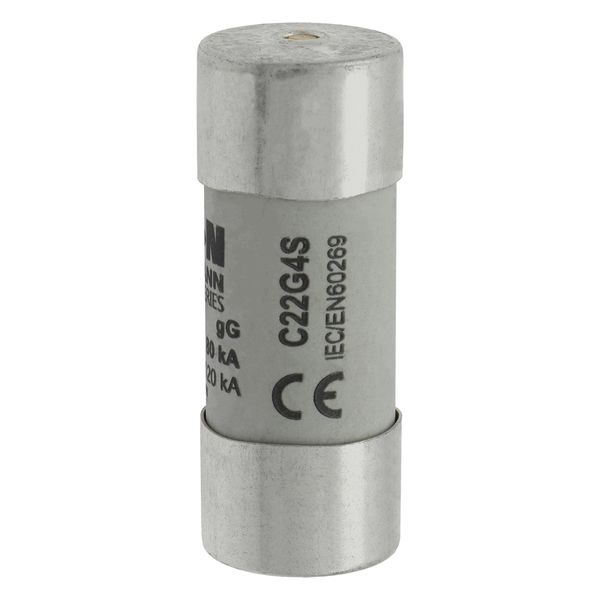 Fuse-link, LV, 4 A, AC 690 V, 22 x 58 mm, gL/gG, IEC, with striker image 10