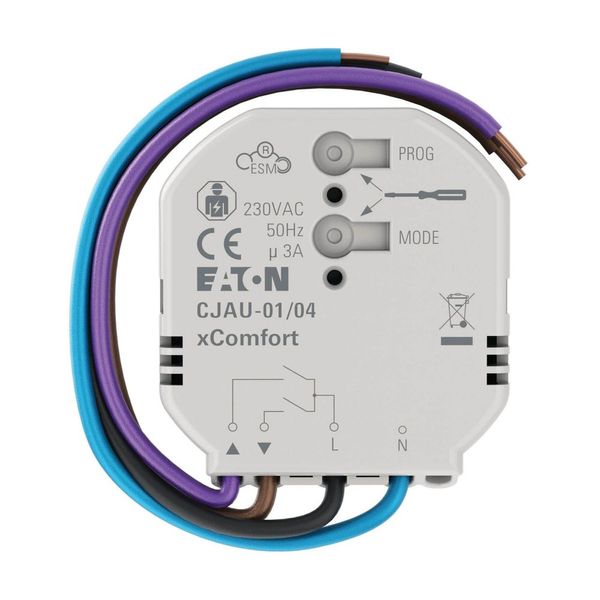 Shutter actuator flush-box mount without local input image 12