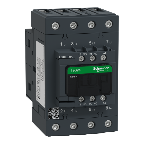 TeSys Deca contactor - 4P(4 NO) - AC-1 - = 440 V 80 A - 120 V AC 60 Hz coil image 5