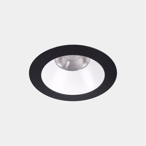 Downlight Play Deco Symmetrical Round Fixed 17.7W LED neutral-white 4000K CRI 90 50.6º PHASE CUT Black/White IP54 1391lm image 1