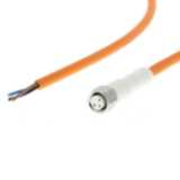 Sensor cable, M8 straight socket (female), 3-poles, PP detergent and w image 2