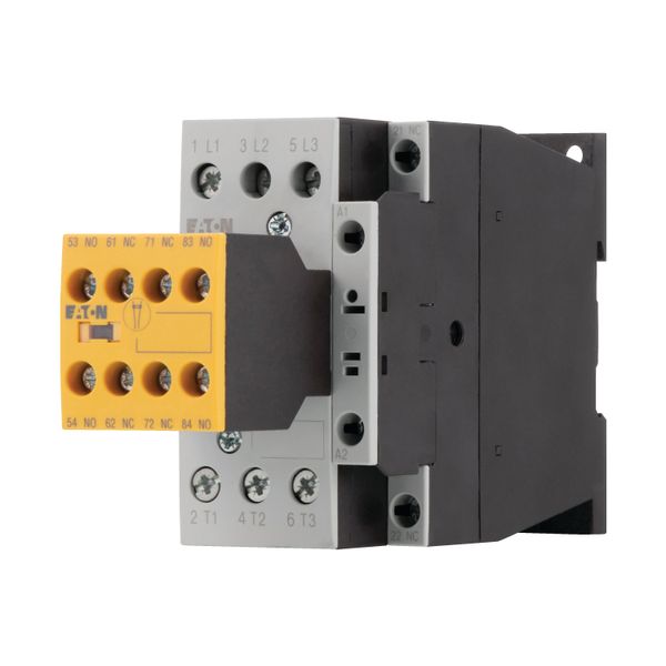 Safety contactor, 380 V 400 V: 15 kW, 2 N/O, 3 NC, 230 V 50 Hz, 240 V 60 Hz, AC operation, Screw terminals, with mirror contact. image 6