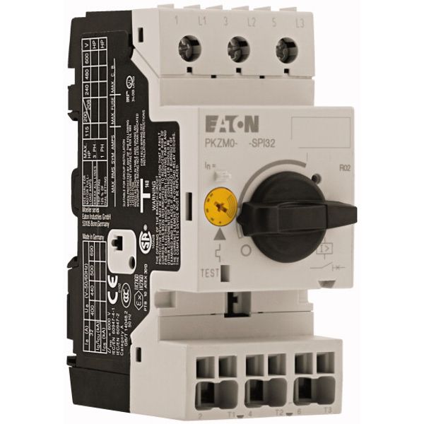 Motor-protective circuit-breaker, 0.09 kW, 0.25 - 0.4 A, Feed-side screw terminals/output-side push-in terminals, MSC image 3