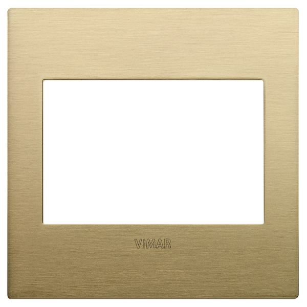 Classic plate 3M BS metal brushed brass image 1