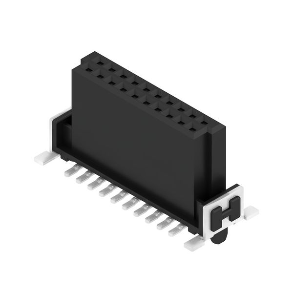 PCB plug-in connector (board connection), 1.27 mm, Number of poles: 20 image 2
