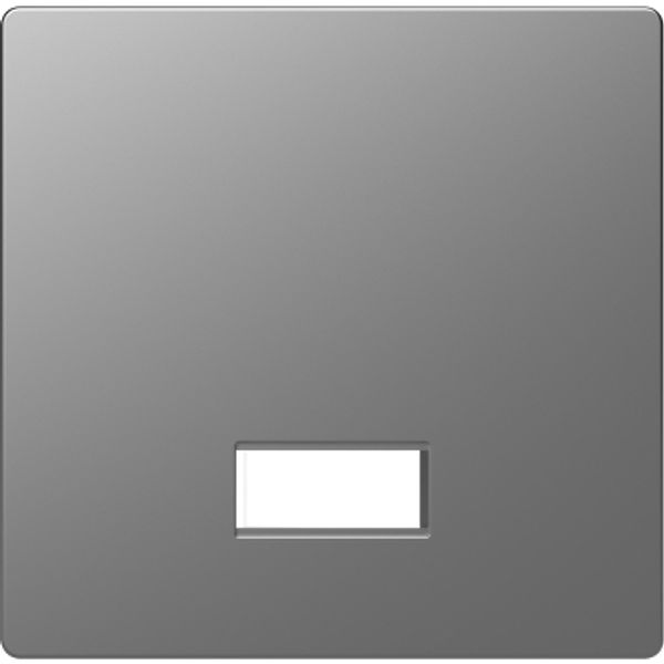 Rocker w. rectangular indicator window f. symbols, stainless steel, Sys. Design image 2