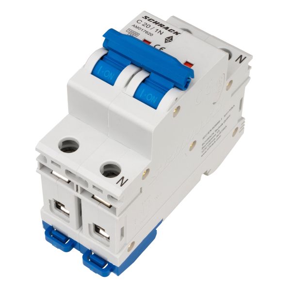 Miniature Circuit Breaker (MCB) AMPARO 10kA, C 20A, 1+N image 5