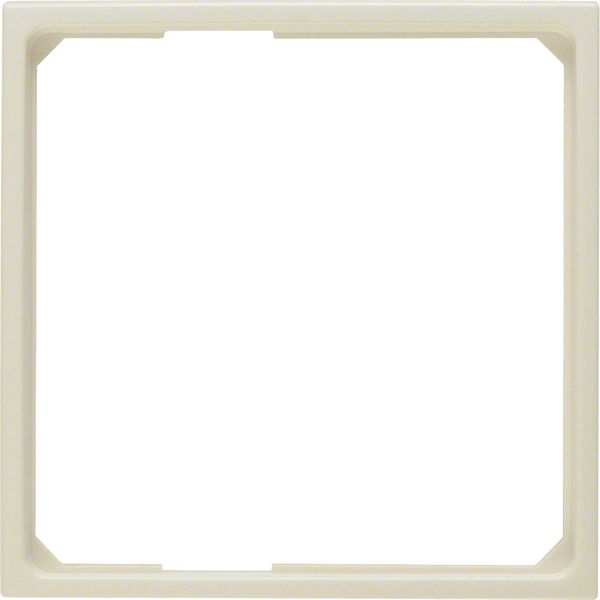Adapter ring for centre plate 50 x 50 mm, S.1, white glossy image 1