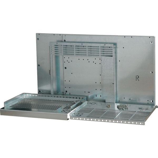 Mounting kit for IZMX40, withdrawable, HxW=550x600mm, grey image 3