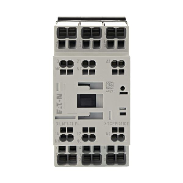 Contactor, 3 pole, 380 V 400 V 5 kW, 1 N/O, 1 NC, 230 V 50/60 Hz, AC operation, Push in terminals image 6
