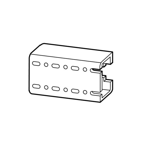 Mounting frame profile, horizontal, L=650mm image 3