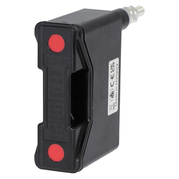 Fuse-holder, LV, 20 A, AC 690 V, BS88/A1, 1P, BS, front connected, back stud connected, black image 7