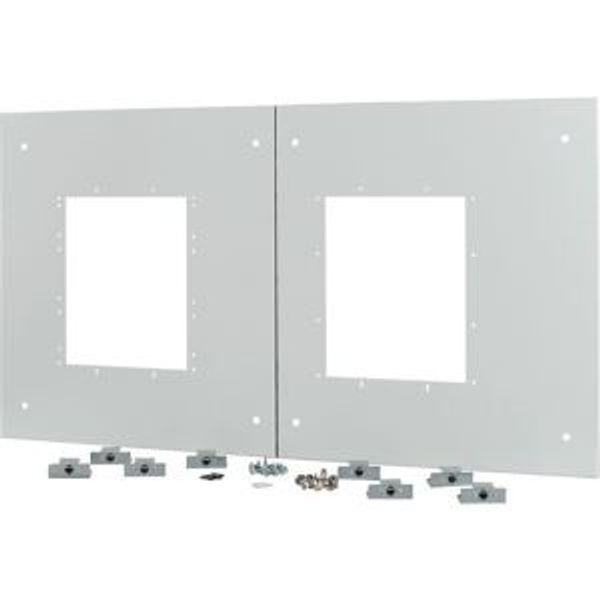 Front panel for 2x IZMX16, fixed mounting, HxW=550x1000mm image 2