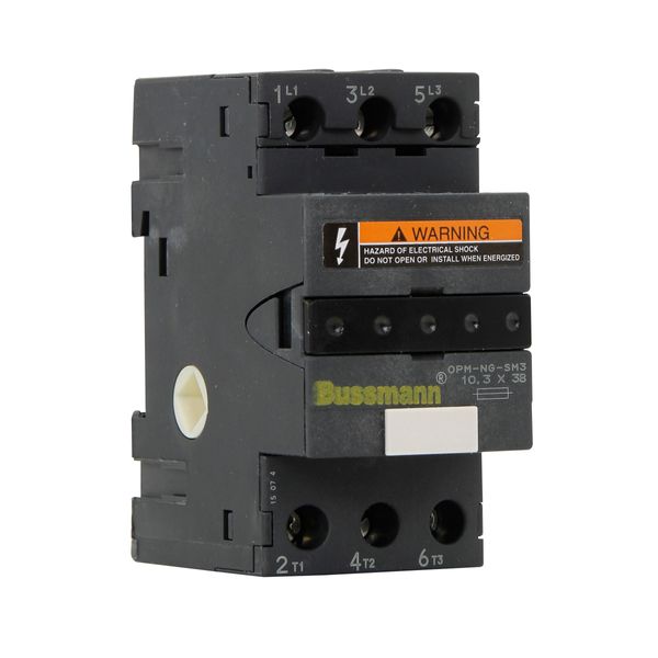 Eaton Bussmann series Optima fuse holders, 600 Vac or less (UL/CSA 30A), 690 Vac or less (IEC 32A), 0-30A, Philslot Screws/Pressure Plate, Three-pole image 6