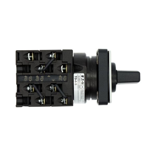 Multi-speed switches, T0, 20 A, flush mounting, 4 contact unit(s), Contacts: 8, 60 °, maintained, With 0 (Off) position, 2-0-1, Design number 5 image 27
