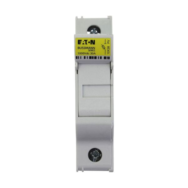 Fuse-holder, LV, 32 A, DC 1000 V, 10 x 38 mm, gPV, 1P, UL, IEC, DIN rail mount image 45