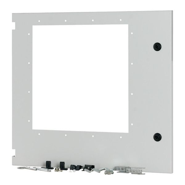 Front door for IZMX40, fixed, HxW=550x600mm, IP55, grey image 2