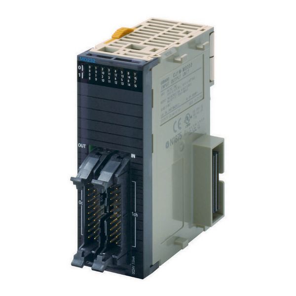 Digital I/O unit, 16 x 24 VDC inputs, 16 x transistor outputs, NPN, 0. image 3