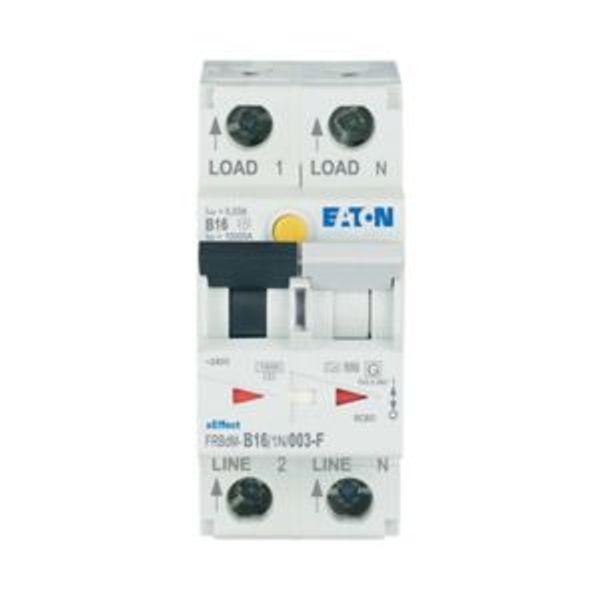 Digital RCD/MCB combination, 16 A, 30 mA, MCB trip characteristic: B, 1p+N, RCD trip characteristic: F image 4