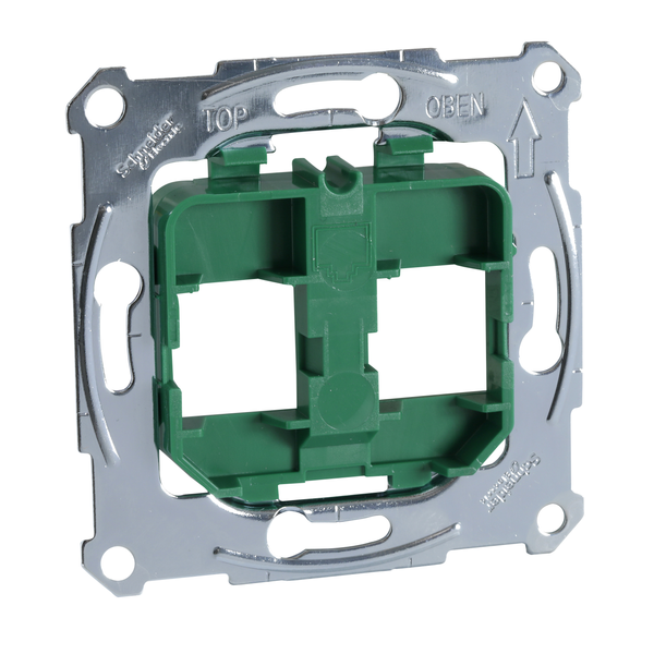 Supporting plates for modular jack connector, green image 4