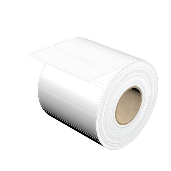 Device marking, Self-adhesive, halogen-free, 27 mm, Polyester, white image 2