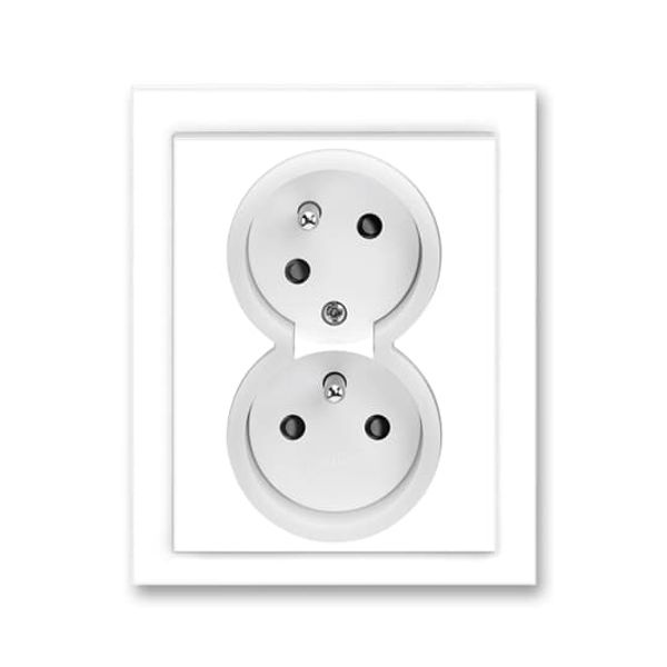 5583M-C02357 42 Double socket outlet with earthing pins, shuttered, with turned upper cavity, with surge protection image 37