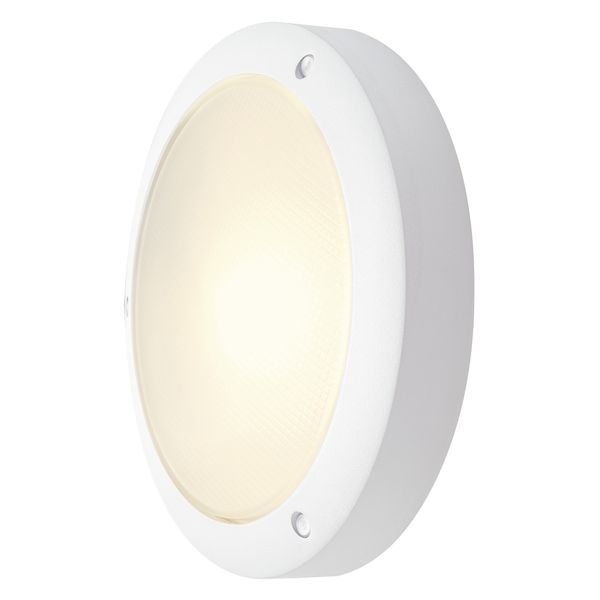 BULAN ceiling lamp, E14 max.60W, round, white, satined glass image 1