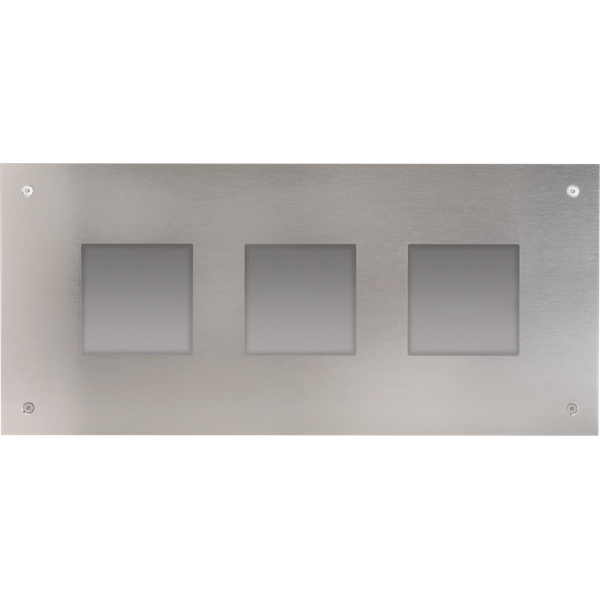 Front plate and flush-mounting box for modular external unit image 2